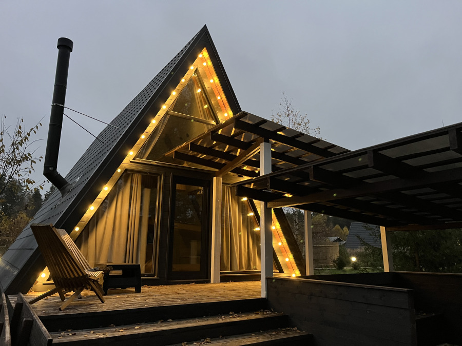 Дом Мечта с камином и чаном