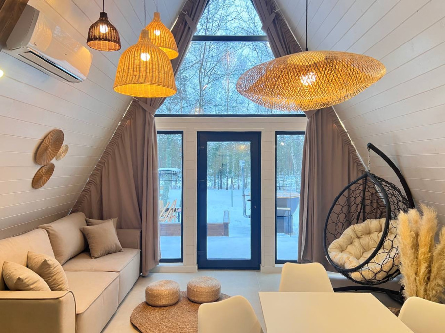 Дом Гармония с купелью и камином